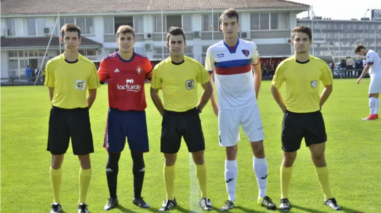 Partido Osasuna B - Leioa en Tajonar. Foto Leioa.