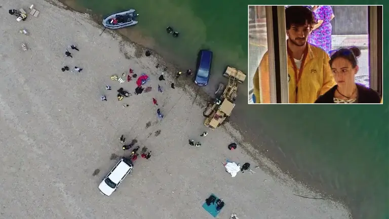 Dispositivo de búsqueda en el pantano de Susqueda por una joven pareja desaparecida en Girona el pasado mes de agosto EP 1