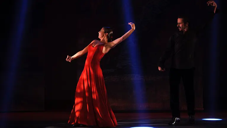 Nuevo espectáculo de Sara Baras en exclusiva en el Baluarte. MIGUEL OSÉS_7