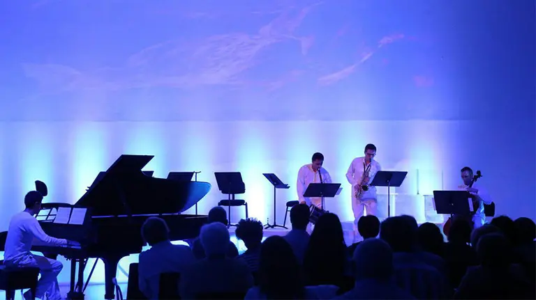 Concierto en la cuarta edición del festival Pamplona Negra. EFE/Jesús Diges