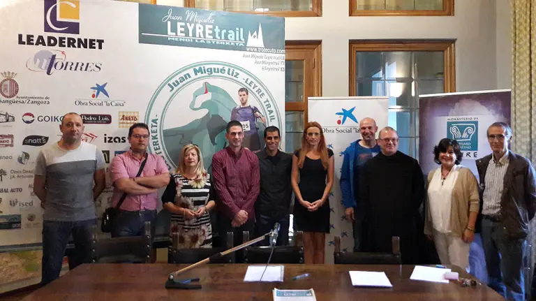 Presentación de la Leyre Trail 2017. Cedida.