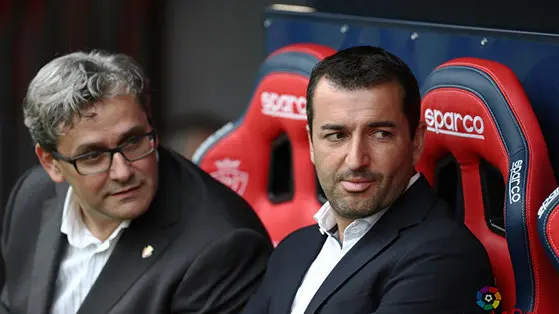 El séptimo partido de la liga de segunda división disputado entre Osasuna y el Sporting en el Sadar