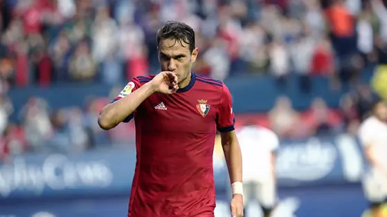 El séptimo partido de la liga de segunda división disputado entre Osasuna y el Sporting en el Sadar  Foto LFP 19