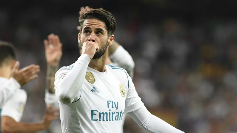Isco Alarcó marcó para el Real Madrid. La Liga.