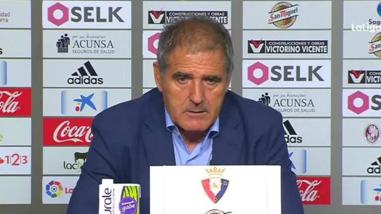 Paco Herrera en El Sadar.