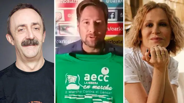 Santi Rodríguez, Carlos Latre y Antonia San Juan son algunos de los famosos que se han volcado con la carrera contra el cáncer organizada en Tudela