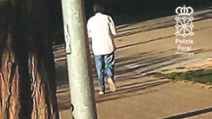 Imagen tomada por una de las víctimas del hombre detenido por corrupción de menores en Tudela POLICÍA FORAL