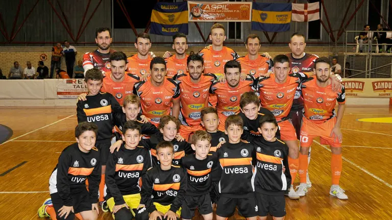 Equipo Aspil Vidal en Tudela. Cedida.