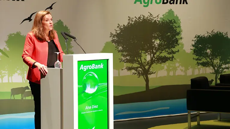 Ana Díez Fontana, directora territorial de CaixaBank en Navarra.