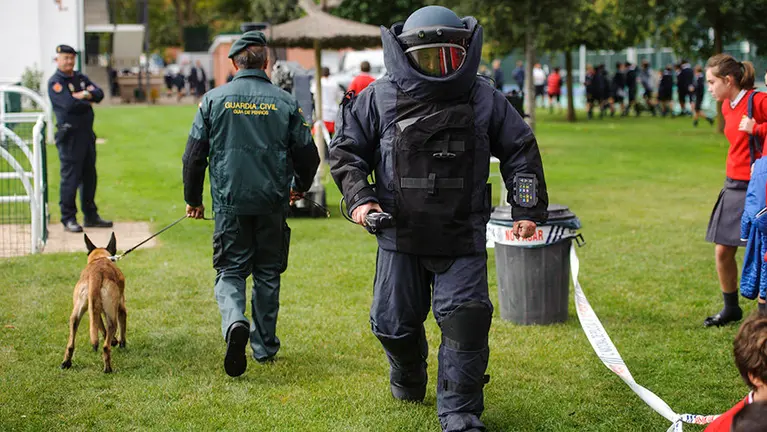 La Policía Nacional y la Guardia Civil celebran su jornada de puertas abiertas con motivo de las celebraciones patronales de ambos cuerpos. MIGUEL OSÉS_15