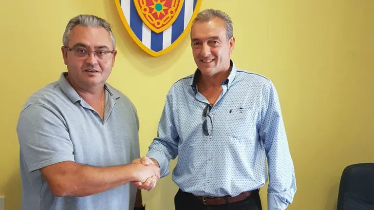 Alfonso Canela y Nacho Martín. Twitter Navarrafutbolclic.