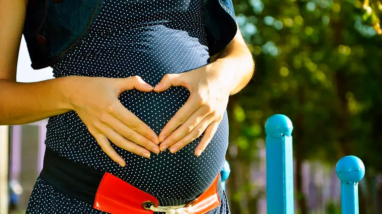 Una embarazada. ARCHIVO