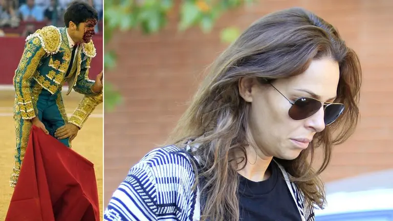 La presentadora y esposa de Cayetano Rivera, Eva González, visita a su marido tras la grave cogida que sufrió en la plaza de toros de Zaragoza EPRESS