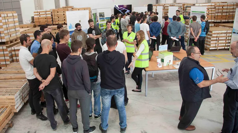 Jornada de puertas abiertas en la empresa Geoalcali de Sangüesa qu epromueve el proyecto de extracción de potasa denominado Mina Muga IMAGEN CEDIDA