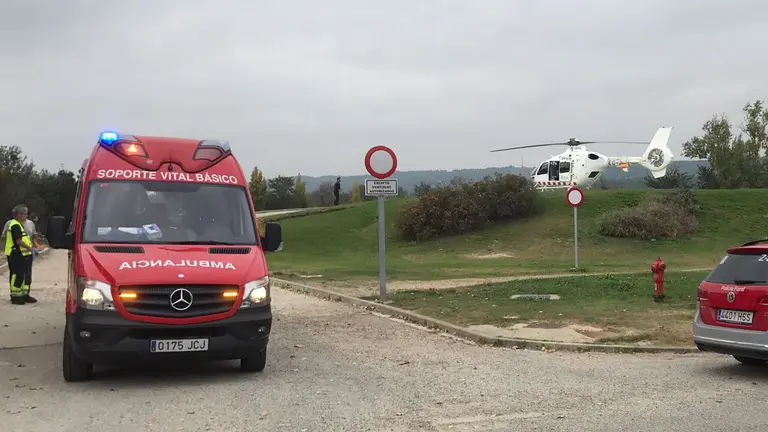 Herido grave un joven de 27 años en Falces