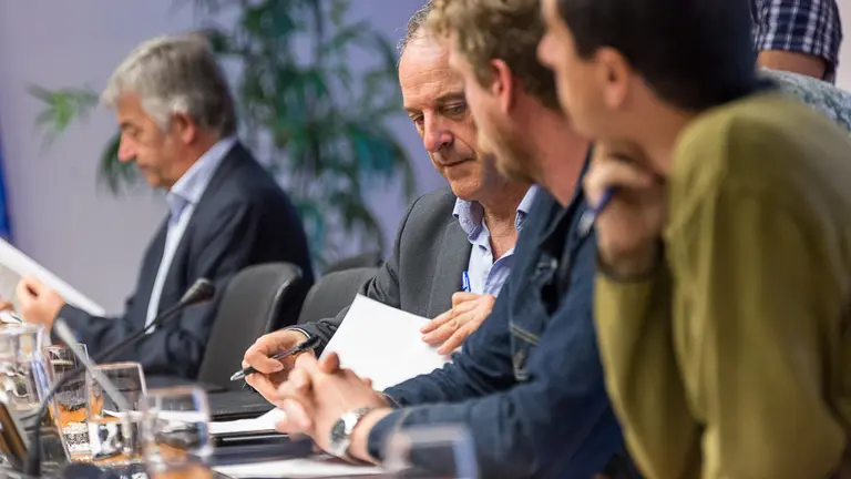 Comparecencia de la presidenta Barkos sobre el dictamen del Consejo de Navarra por el decreto foral sobre el uso del euskera en la administración. IÑIGO ALZUGARAY (19)