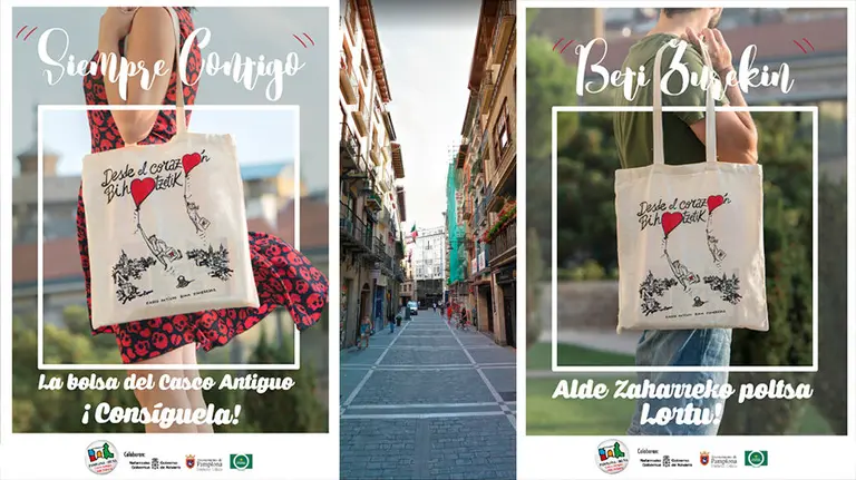 Los carteles de la campaña de Comerciantes del Casco Antiguo