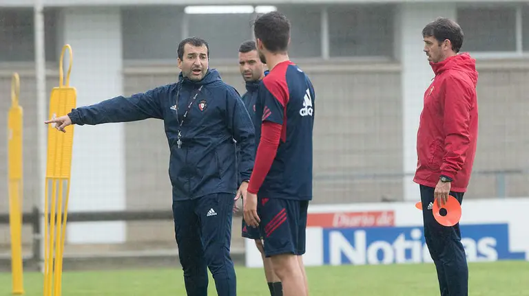 Diego Martínez en Tajonar. CA Osasuna.