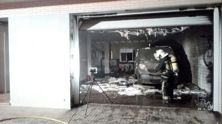 Incendio en Ablitas BOMBEROS DE NAVARRA