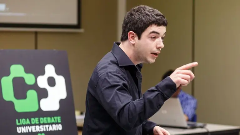 Jose Miguel Garrido ha sido elegido nuevo presidente del Consejo de la Juventud de Navarra Foto UPNA