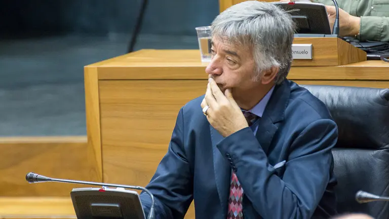 Parlamento de Navarra. Debate sobre el Estado de la Comunidad foral.  Koldo Martínez (01). IÑIGO ALZUGARAY