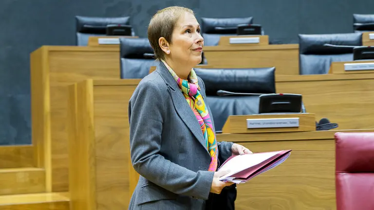 Parlamento de Navarra. Debate sobre el Estado de la Comunidad foral. Uxue Barkos. (04). IÑIGO ALZUGARAY
