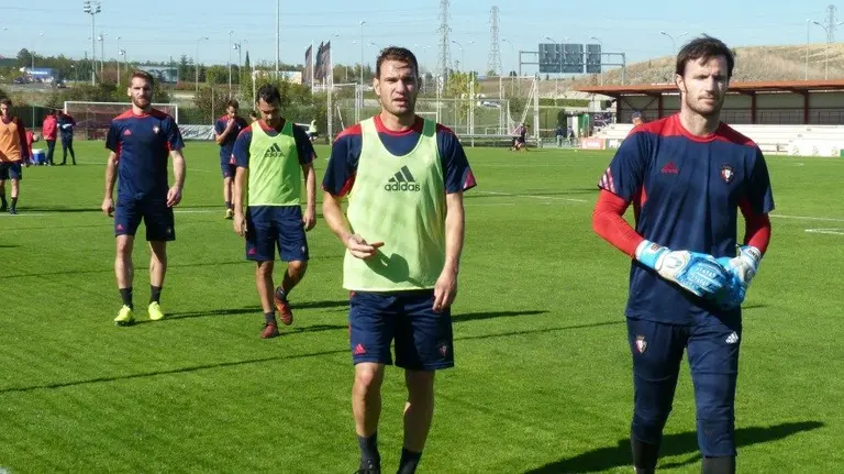 David Rodríguez y Manu Herrera en Tajonar.