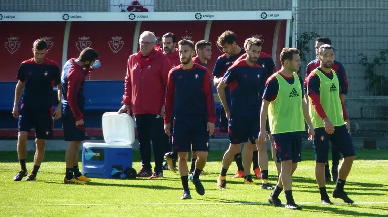 Entrenamiento en Tajonar.