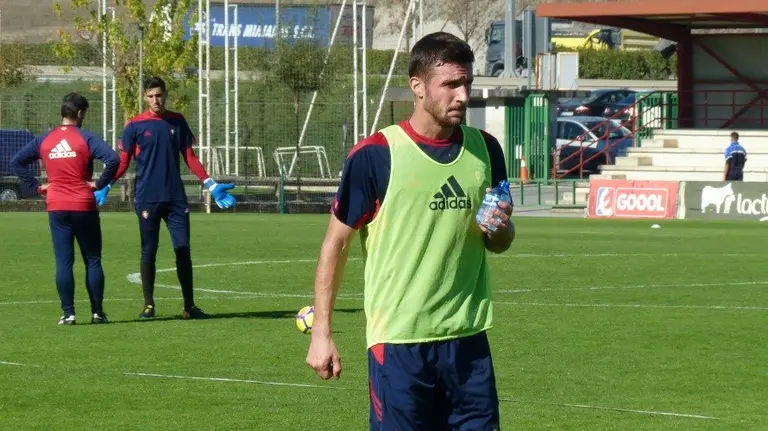 Oier Sanjurjo en Tajonar.