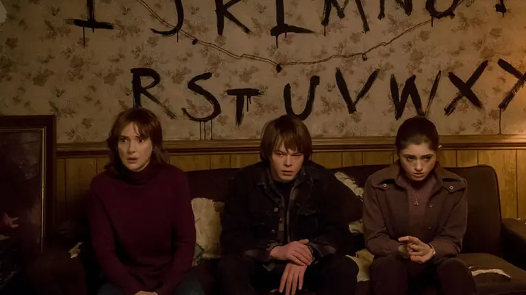 Un fotograma de la serie Stranger Things de su primera temporada.