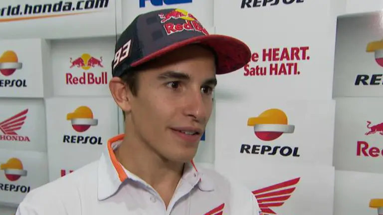 Marc Márquez en el GP de Malasia. Moto GP.