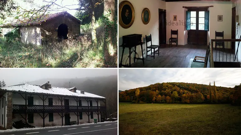 La finca rural en venta en la localidad navarra de Anué. IDEALISTA