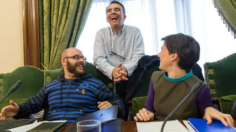 Pleno del Ayuntamiento de Pamplona en el que Manuel Millera toma posesión como concejal del grupo municipal Aranzadi (018). IÑIGO ALZUGARAY