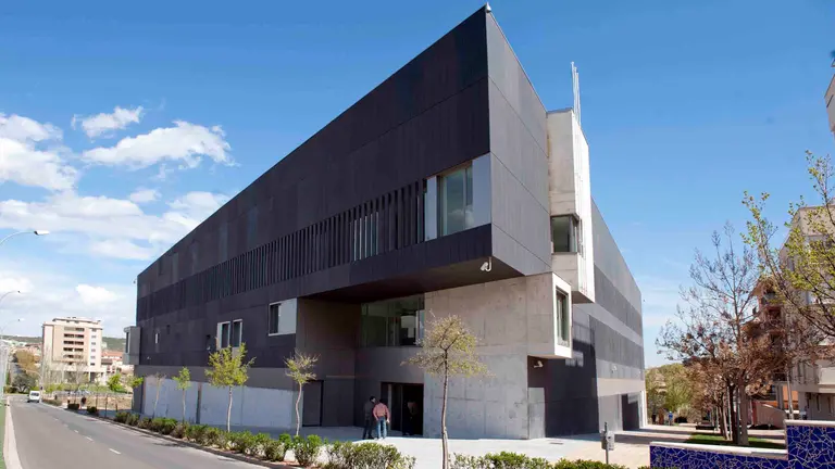 Vista del edificio de los juzgados de Tudela, donde se investiga la presunta estafa