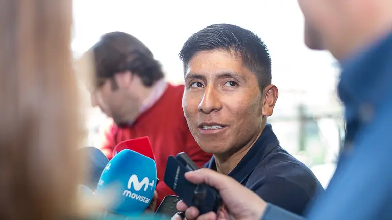 Concentración de pretemporada del equipo ciclista Movistar Team en el Castillo de Gorraiz (046). IÑIGO ALZUGARAY