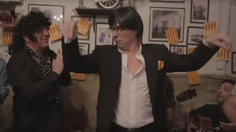 Parodia de Los Morancos sobre la situación de Puigdemont