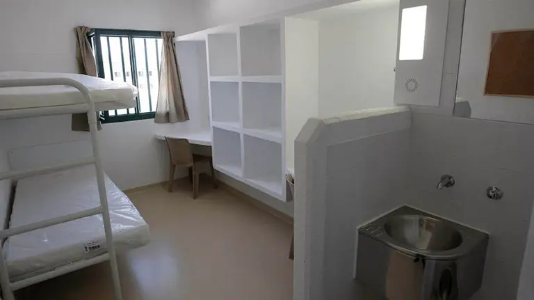 Una de las celdas de la cárcel de Estremera