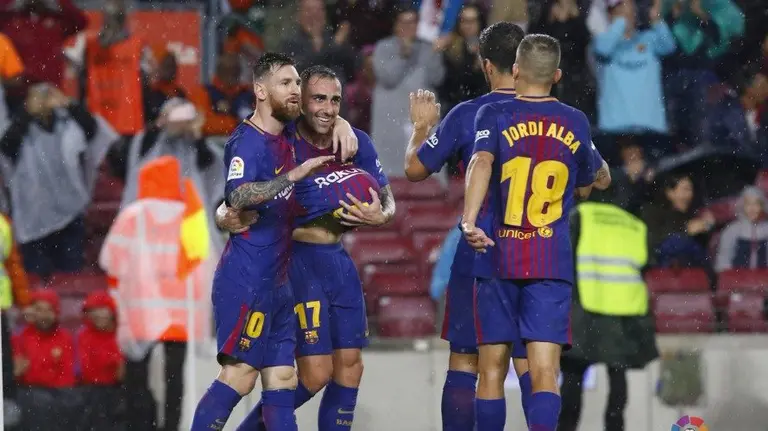 Encuentro Barcelona - Sevilla. La Liga.