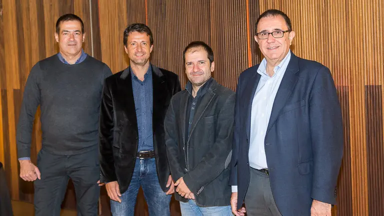 Presentación del homenaje que Fundación Baluarte rendirá esta temporada al compositor navarro José María Goicoechea (03). IÑIGO ALZUGARAY