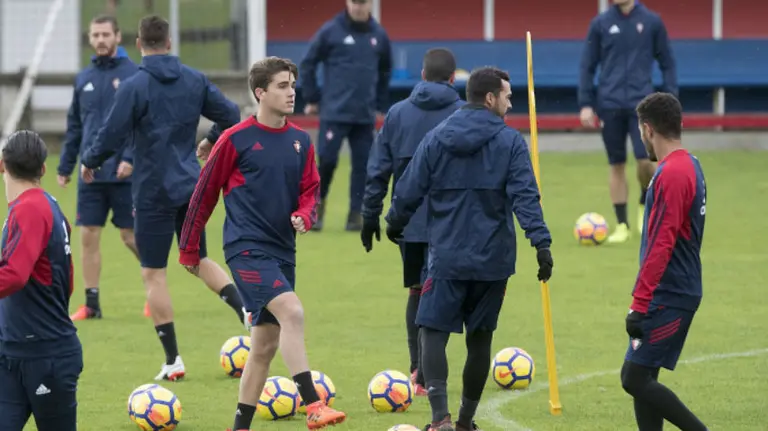 Entrenamiento en Tajonar. CA Osasuna