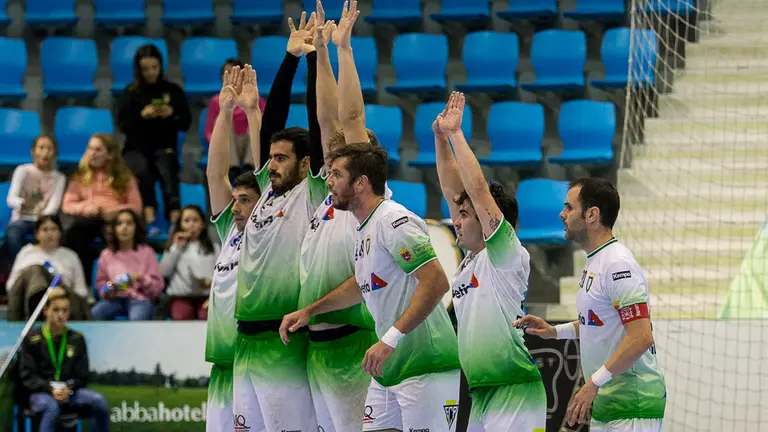 Partido de la Liga Asobal entre Helvetia Anaitasuna y Balonmano Logroño La Rioja disputado en el Pabellón Anaitasuna (45). IÑIGO ALZUGARAY