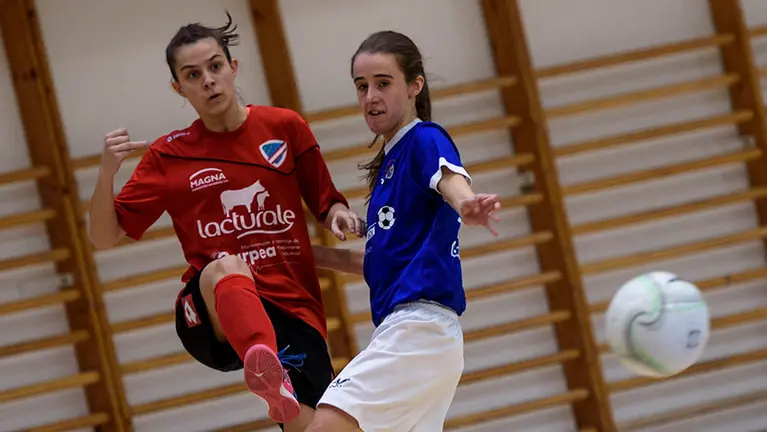 Partido de futbol sala entre el Txantrea y el Orbina. MIGUEL OSÉS_14