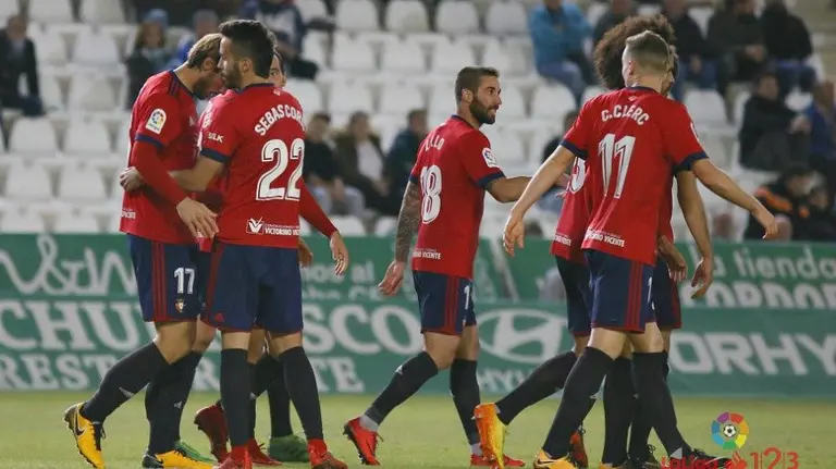 Partido Córdoba - Osasuna. La Liga.