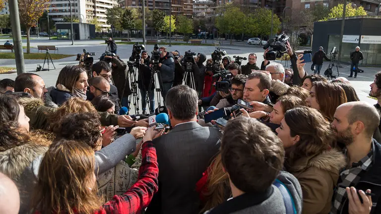 Juicio por la violación grupal de Sanfermines 2016 celebrado en el Palacio de Justicia de Navarra (36). IÑIGO ALZUGARAY
