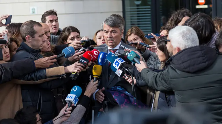 Juicio por la violación grupal de Sanfermines 2016 celebrado en el Palacio de Justicia de Navarra (42). IÑIGO ALZUGARAY