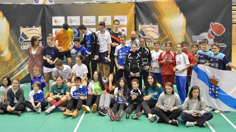 Participantes en el torneo máster de Estella. Cedida.