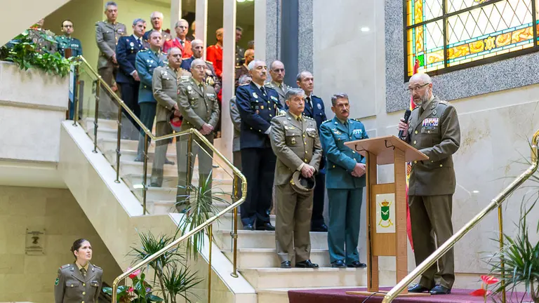 Celebración del Día de la Jefatura de la Inspección General del Ejército en Pamplona, presidido por el comandante militar de Navarra, Carlos Aparicio (19). IÑIGO ALZUGARAY