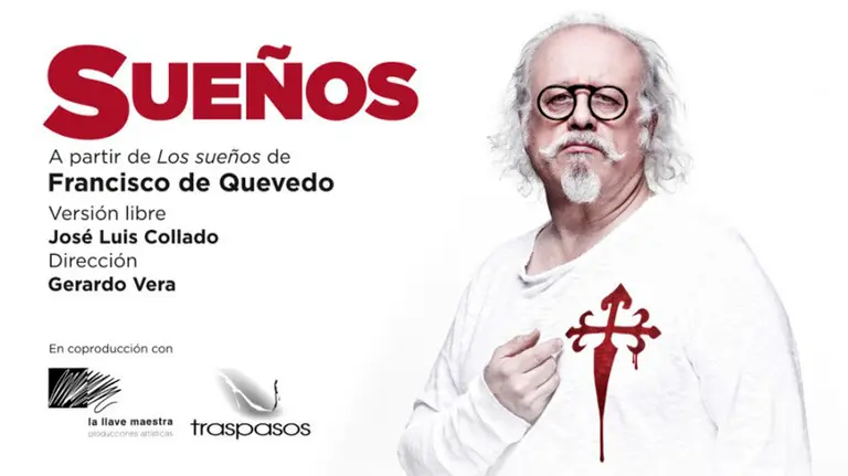 El cartel de la obra Sueños, protagonizada por Juan Echanove