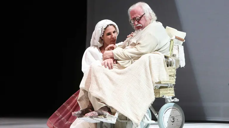 Obra Sueños, con Juan Echanove, en Baluarte (4) IÑAKI ZALDUA