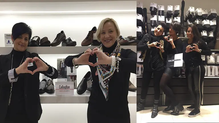 Las chicas de Callaghan y de Calzedonia se suman al movimiento GivingTuesday